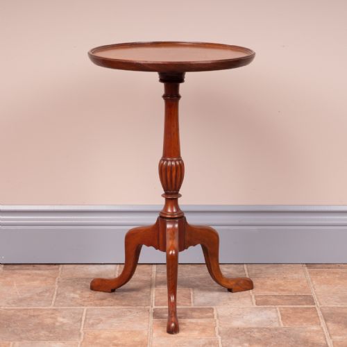 INLAID MAHOGANY WINE TABLE - ADDITIONAL PHOTO 1