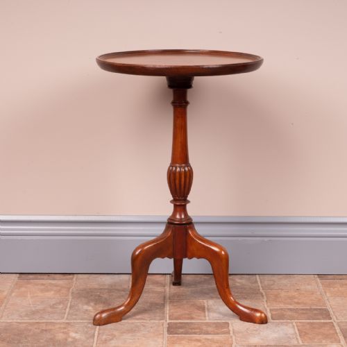 INLAID MAHOGANY WINE TABLE - ADDITIONAL PHOTO 5