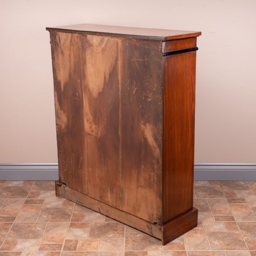 BRASS MOUNTED WALNUT OPEN BOOKCASE - ADDITIONAL PHOTO 15