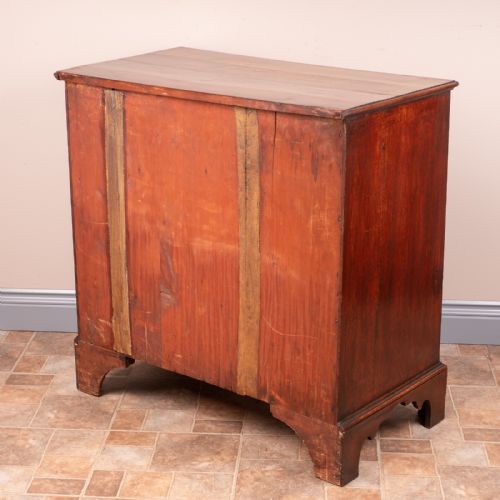 SMALL GEORGIAN MAHOGANY CHEST OF DRAWERS - ADDITIONAL PHOTO 17