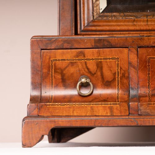 18THC WALNUT TOILET MIRROR - ADDITIONAL PHOTO 3