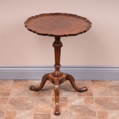 MAHOGANY PIE CRUST TOPPED WINE TABLE - ADDITIONAL PHOTO 5