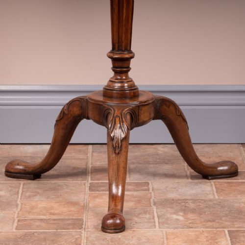 MAHOGANY PIE CRUST TOPPED WINE TABLE - ADDITIONAL PHOTO 8