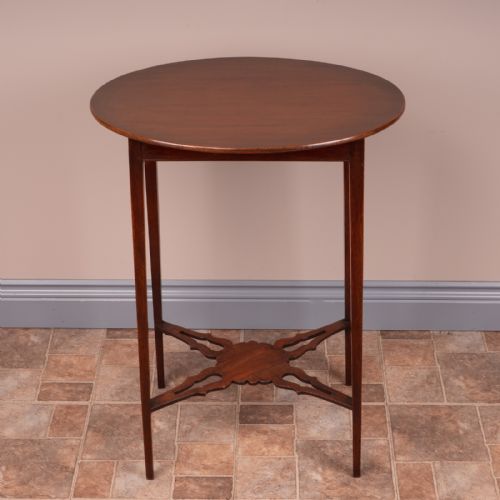 19THC MAHOGANY OVAL OCCASIONAL TABLE - ADDITIONAL PHOTO 3