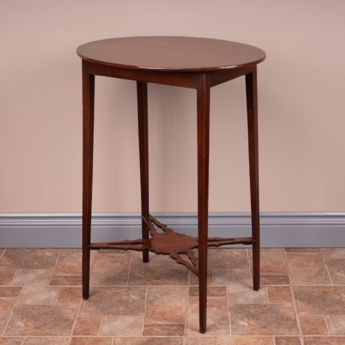 19THC MAHOGANY OVAL OCCASIONAL TABLE - ADDITIONAL PHOTO 5