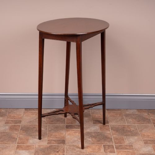 19THC MAHOGANY OVAL OCCASIONAL TABLE - ADDITIONAL PHOTO 7