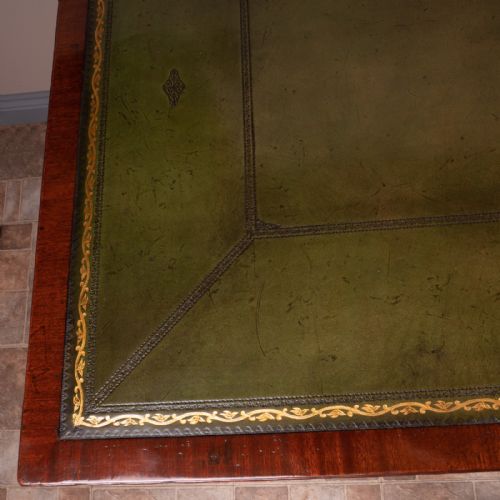 MAPLE CO MAHOGANY DESK - ADDITIONAL PHOTO 7