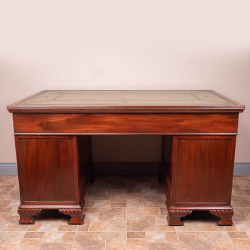 MAPLE CO MAHOGANY DESK - ADDITIONAL PHOTO 10