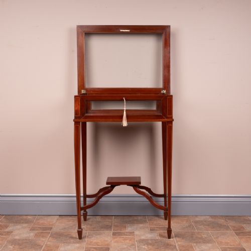 INLAID MAHOGANY BIJOUTERIE DISPLAY TABLE - ADDITIONAL PHOTO 5