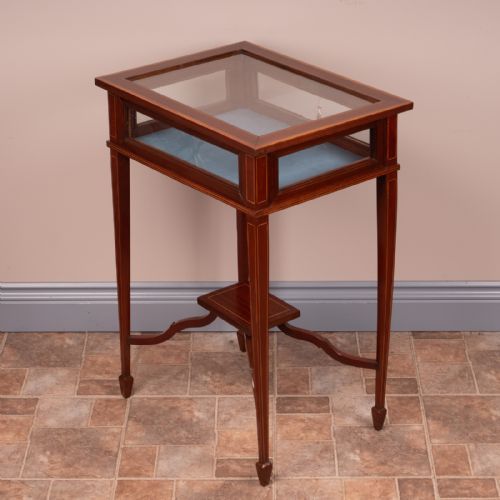 INLAID MAHOGANY BIJOUTERIE DISPLAY TABLE - ADDITIONAL PHOTO 7