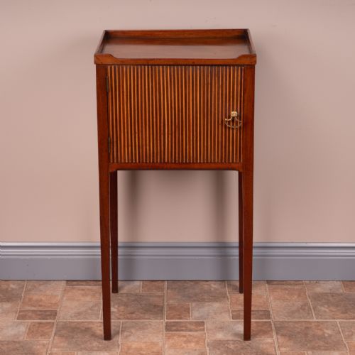 19thc mahogany pot cupboard - CATEGORY: ANTIQUE CUPBOARDS - DATED 19TH CENTURY