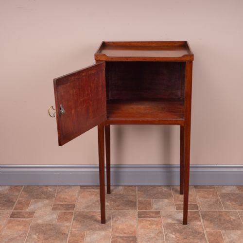 19THC MAHOGANY POT CUPBOARD - ADDITIONAL PHOTO 2