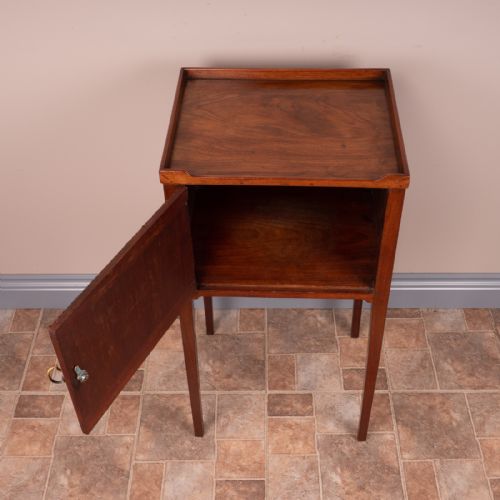 19THC MAHOGANY POT CUPBOARD - ADDITIONAL PHOTO 3