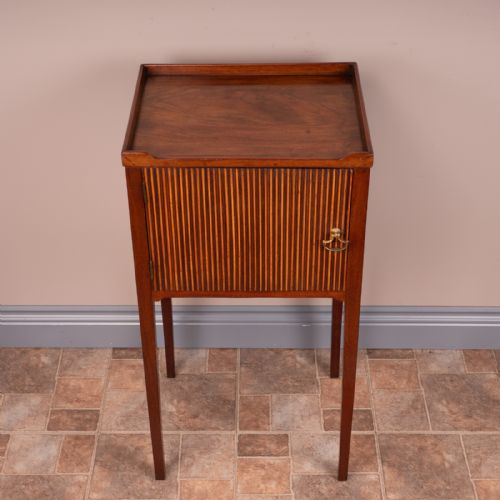 19THC MAHOGANY POT CUPBOARD - ADDITIONAL PHOTO 4