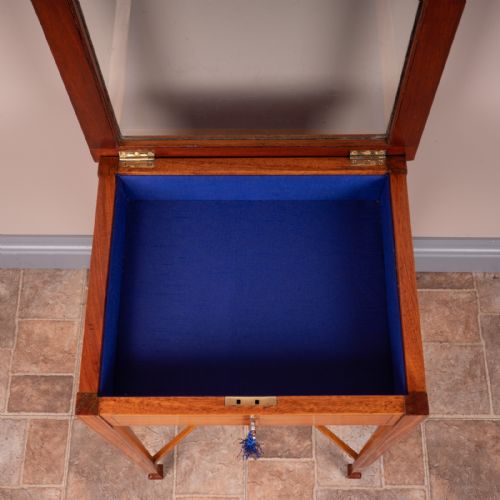 INLAID SATINWOOD BIJOUTERIE DISPLAY TABLE - ADDITIONAL PHOTO 5