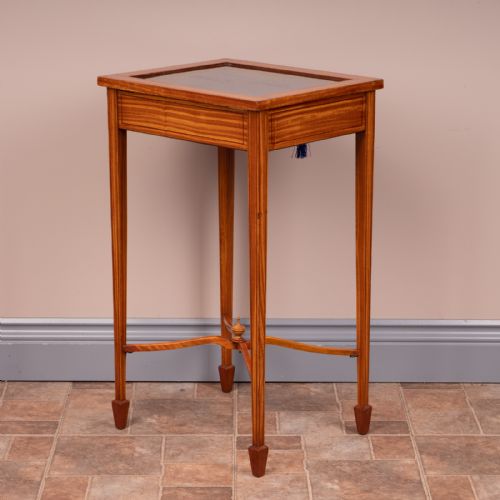 INLAID SATINWOOD BIJOUTERIE DISPLAY TABLE - ADDITIONAL PHOTO 9