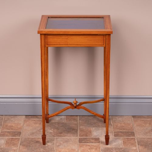 INLAID SATINWOOD BIJOUTERIE DISPLAY TABLE - ADDITIONAL PHOTO 11