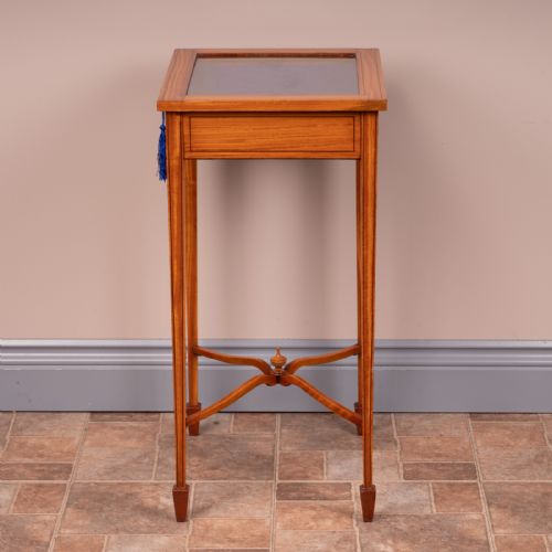 INLAID SATINWOOD BIJOUTERIE DISPLAY TABLE - ADDITIONAL PHOTO 13
