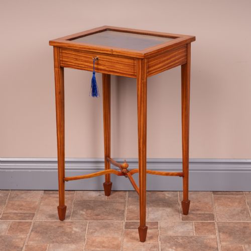 INLAID SATINWOOD BIJOUTERIE DISPLAY TABLE - ADDITIONAL PHOTO 14