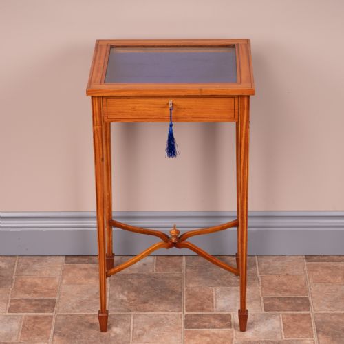 INLAID SATINWOOD BIJOUTERIE DISPLAY TABLE - ADDITIONAL PHOTO 15