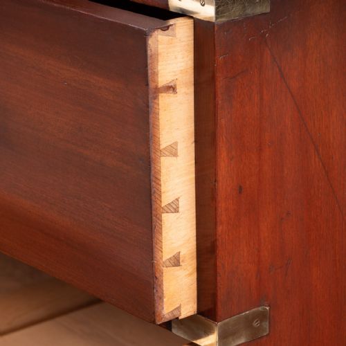 19THC CAMPAIGN CHEST OF DRAWERS - ADDITIONAL PHOTO 10