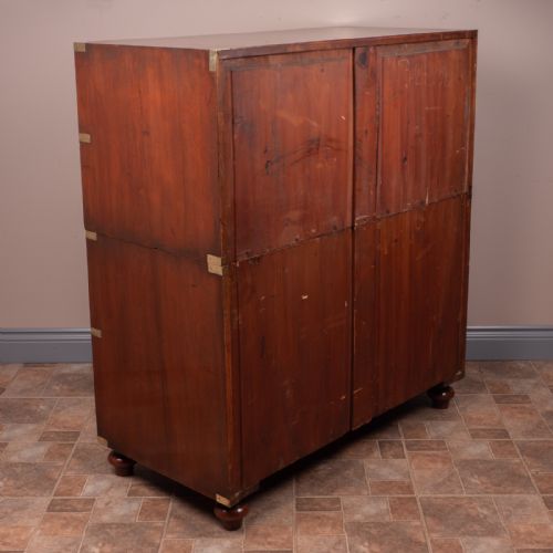 19THC CAMPAIGN CHEST OF DRAWERS - ADDITIONAL PHOTO 13