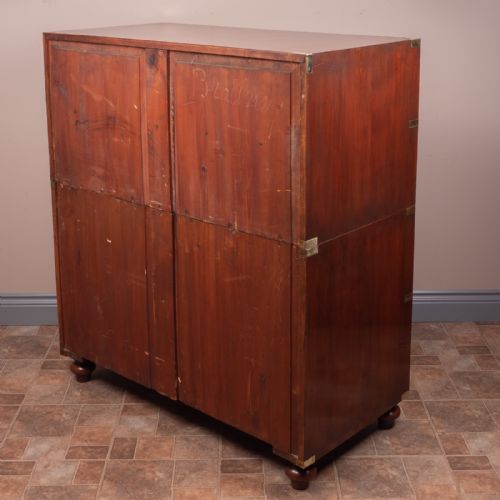 19THC CAMPAIGN CHEST OF DRAWERS - ADDITIONAL PHOTO 14