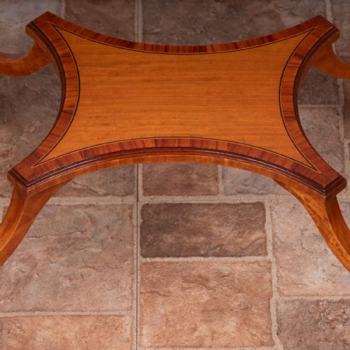 INLAID SATINWOOD OVAL OCCASIONAL TABLE - ADDITIONAL PHOTO 12
