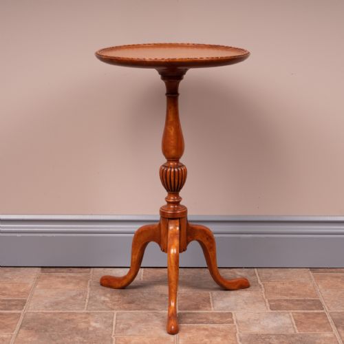 FINE QUALITY SOLID SATINWOOD WINE TABLE - ADDITIONAL PHOTO 1