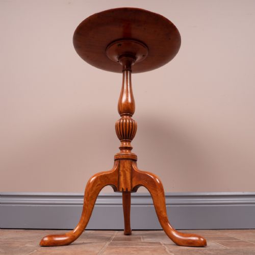 FINE QUALITY SOLID SATINWOOD WINE TABLE - ADDITIONAL PHOTO 6