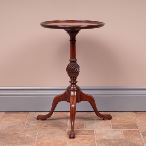 FAN INLAID MAHOGANY WINE TABLE - ADDITIONAL PHOTO 1
