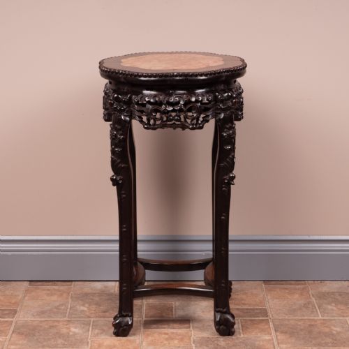 CARVED ORIENTAL STAND - ADDITIONAL PHOTO 1