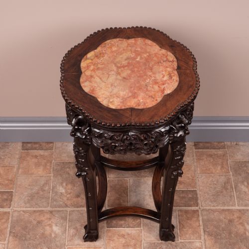 CARVED ORIENTAL STAND - ADDITIONAL PHOTO 2