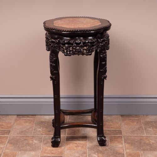 CARVED ORIENTAL STAND - ADDITIONAL PHOTO 3