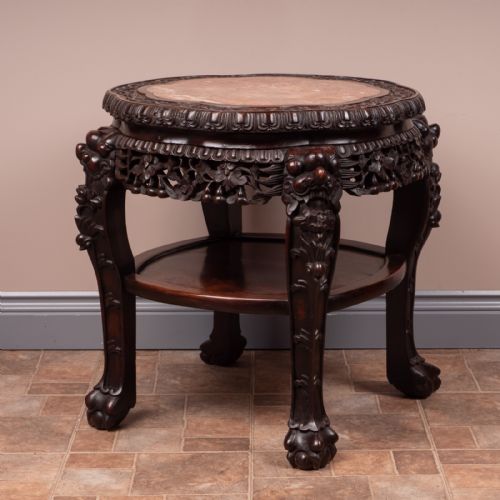GOOD QUALITY ORIENTAL OCCASIONAL TABLE - ADDITIONAL PHOTO 1