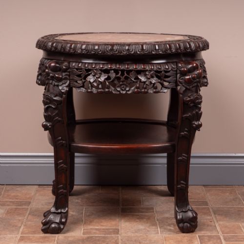 GOOD QUALITY ORIENTAL OCCASIONAL TABLE - ADDITIONAL PHOTO 3