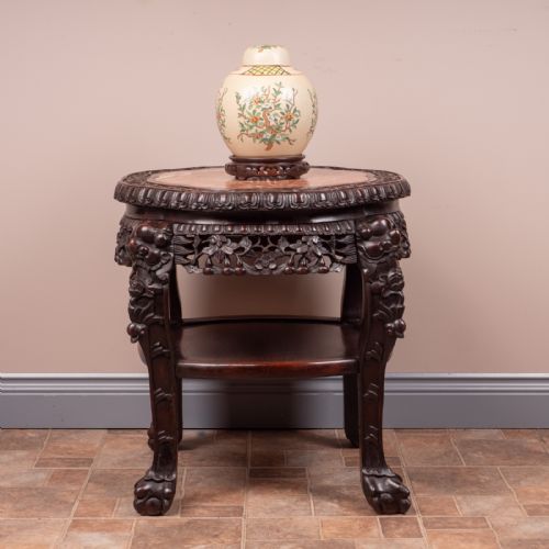 GOOD QUALITY ORIENTAL OCCASIONAL TABLE - ADDITIONAL PHOTO 5
