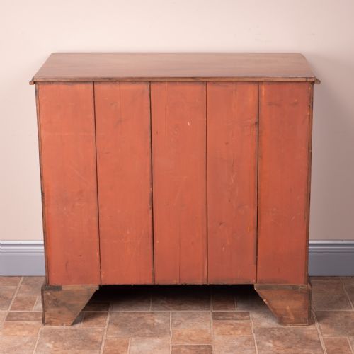 SMALL 19THC MAHOGANY CHEST OF DRAWERS - ADDITIONAL PHOTO 10