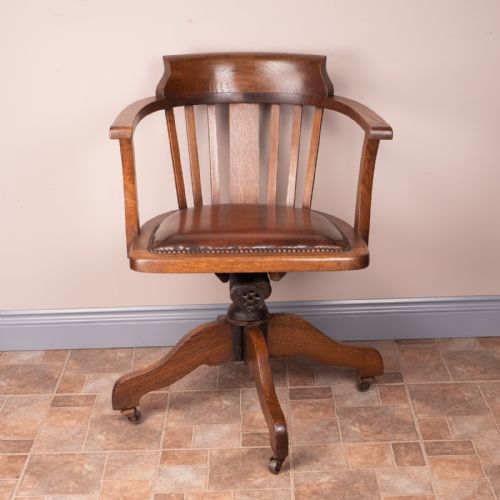 OAK DESK CHAIR - ADDITIONAL PHOTO 1