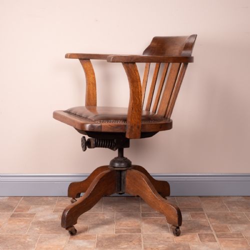 OAK DESK CHAIR - ADDITIONAL PHOTO 4