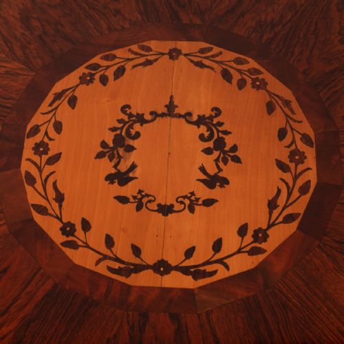 INLAID ROSEWOOD OCCASIONAL TABLE - ADDITIONAL PHOTO 8