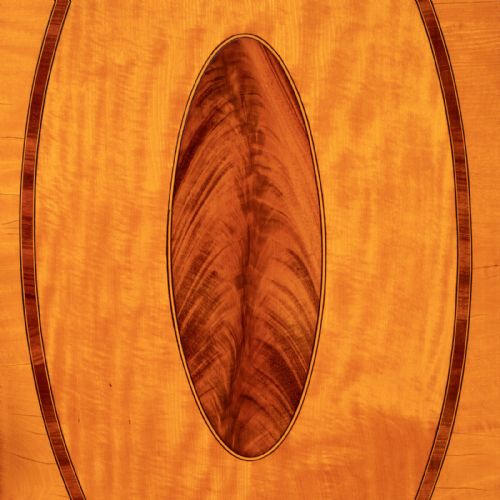 GOOD QUALITY INLAID SATINWOOD 2 DOOR CABINET - ADDITIONAL PHOTO 11
