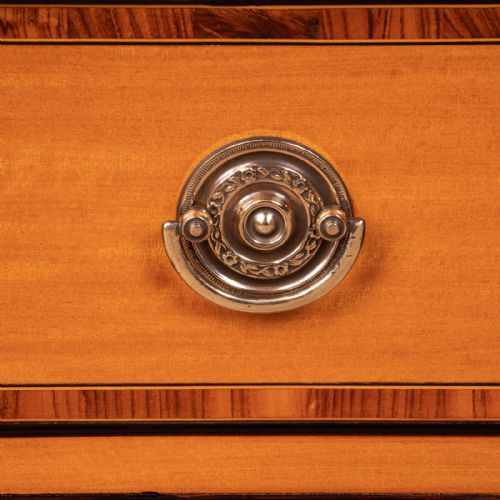 GOOD QUALITY INLAID SATINWOOD 2 DOOR CABINET - ADDITIONAL PHOTO 13