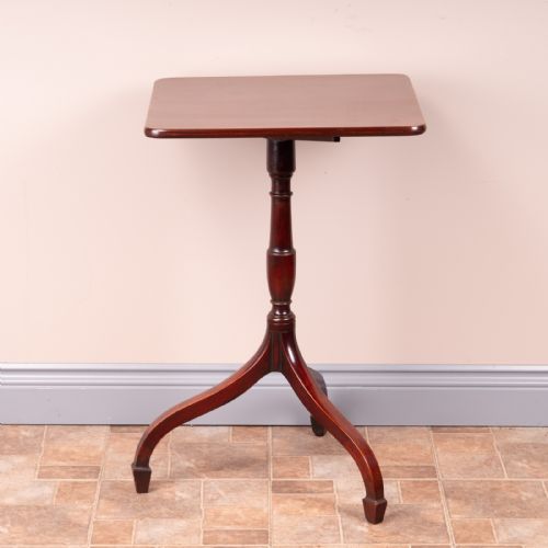 19THC MAHOGANY OCCASIONAL TIP TABLE - ADDITIONAL PHOTO 3