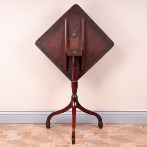 19THC MAHOGANY OCCASIONAL TIP TABLE - ADDITIONAL PHOTO 5