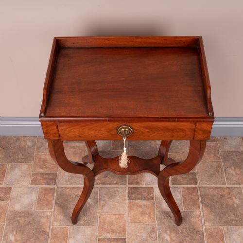 FRENCH MAHOGANY OCCASIONAL TABLE - ADDITIONAL PHOTO 2