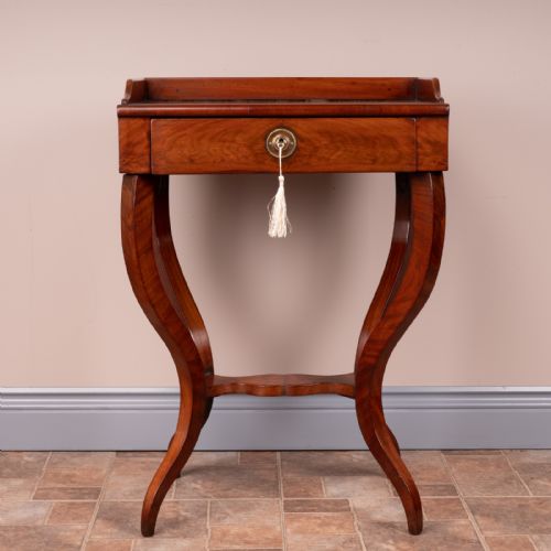 FRENCH MAHOGANY OCCASIONAL TABLE - ADDITIONAL PHOTO 3