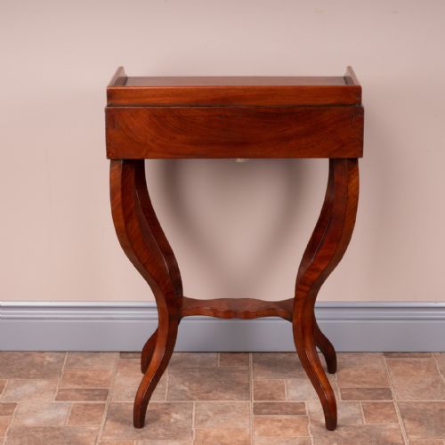 FRENCH MAHOGANY OCCASIONAL TABLE - ADDITIONAL PHOTO 9