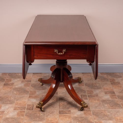 19THC MAHOGANY PEMBROKE TABLE - ADDITIONAL PHOTO 5
