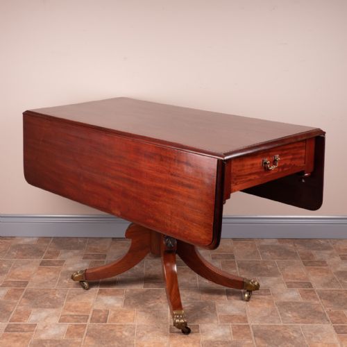 19THC MAHOGANY PEMBROKE TABLE - ADDITIONAL PHOTO 7